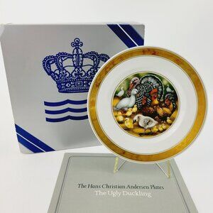 Royal Copenhagen The Ugly Duckling Hans Christian Andersen Fairy Tale Plate